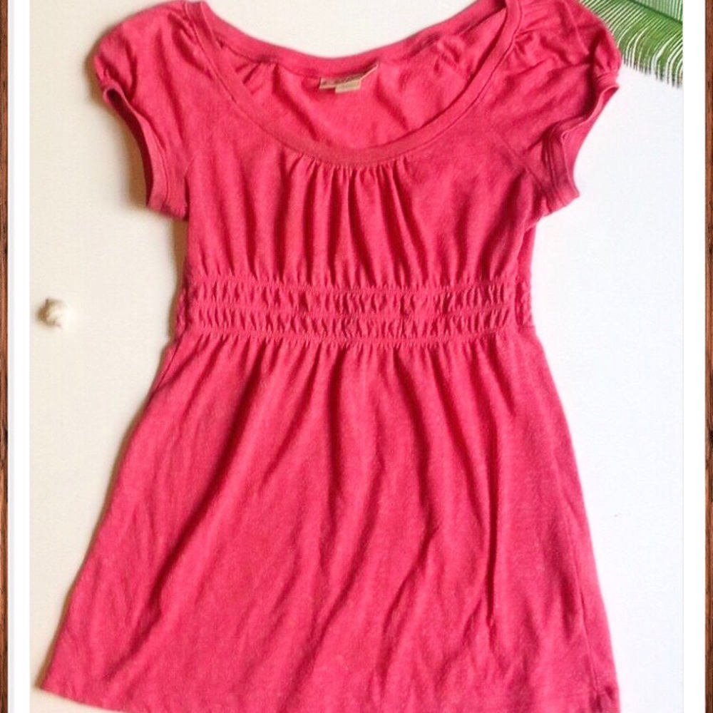 FREE PEOPLE PINK SHIRT